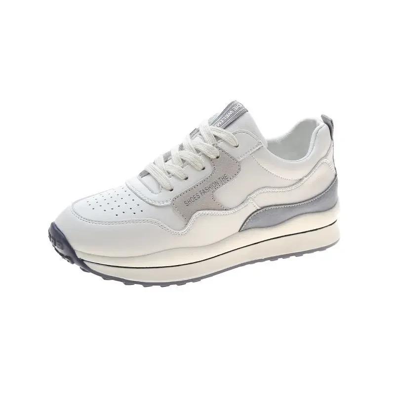 Fashion Brand Design Women's Sports Shoes Classic All-match Round Toe Women's Platform Walking Vulcanized Shoes