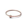 S925 Silver DIY Bracelet 17 19 21CM Charm Bracelet Base Fit Beads/Pendants Jewelry Making for Women Fashion Gift