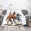 Running Horses-Gift For Horse Lovers All Sizes Soft Cover Blanket Home Decor Bedding Running Horses Galloping Horses Wild