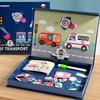 Creative Magnetic Puzzle Gift Box for Kids Ages 3-6: Dress-up and Early Learning Toy