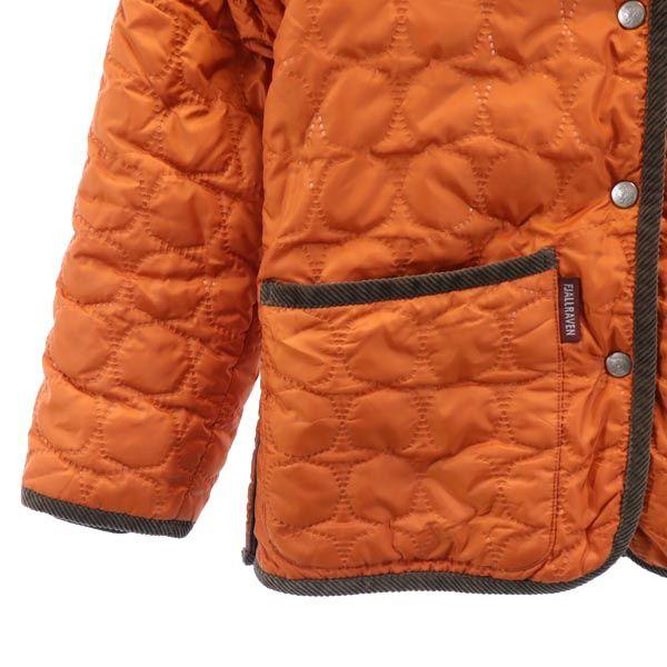 Fjallraven Donkey Color Quilted Jacket S Orange Series Back Fleece Women Used