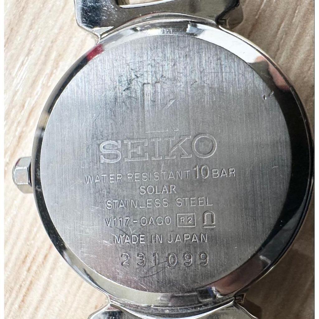 Used Seiko Lukia V117-0AG0 Watch, Working Condition