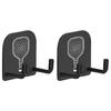 2Pcs Pickleballs Paddles Holder Stainless Steel Wall Hook Display Rack Pickleballs Paddles Wall Mount Hanger Easy To Install