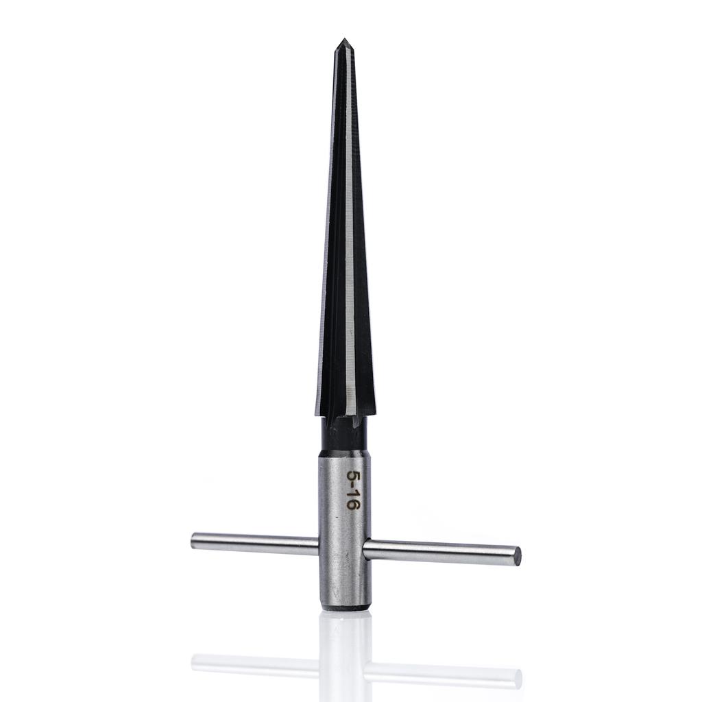 Rosfix Rozwiertaki Stożkowe 5-16mm – Precyzyjne Rozszerzanie Otworów | Wykonane Z Hartowanej Stali Węglowej | Ergonomiczny Uchwyt T