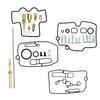 1 Set Motorcycle Carburetor Carb Rebuild Repair Kits Fit for Yamaha YZ250F YZ450F 2009 2008 2007 2006 2005 2004 2003