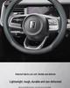 Genuine Leather Steering Wheel Cover for Tank 300 - Ultra-Thin, Universal, All-Season Fit, Cyber Design