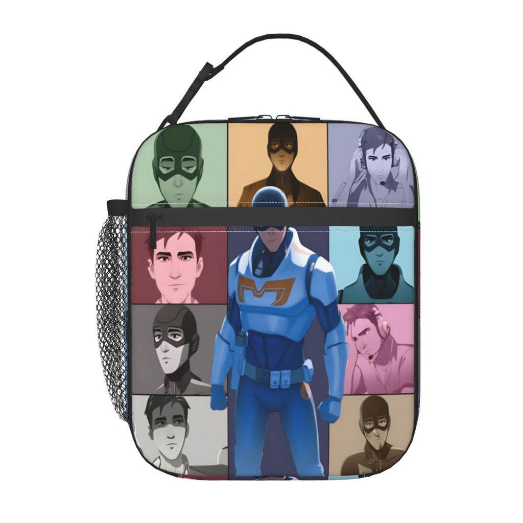 Dispatch Game Mecha Man Eras Tour Product Insulated Lunch Bag For Work Food Storage Bag Leakproof Cooler Thermal Bento Box