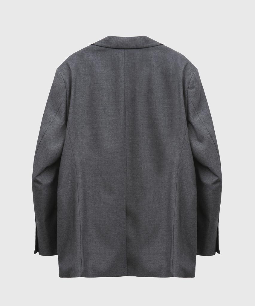TAILORCHAD [Set] Signature Grey Tailored Single Blazer