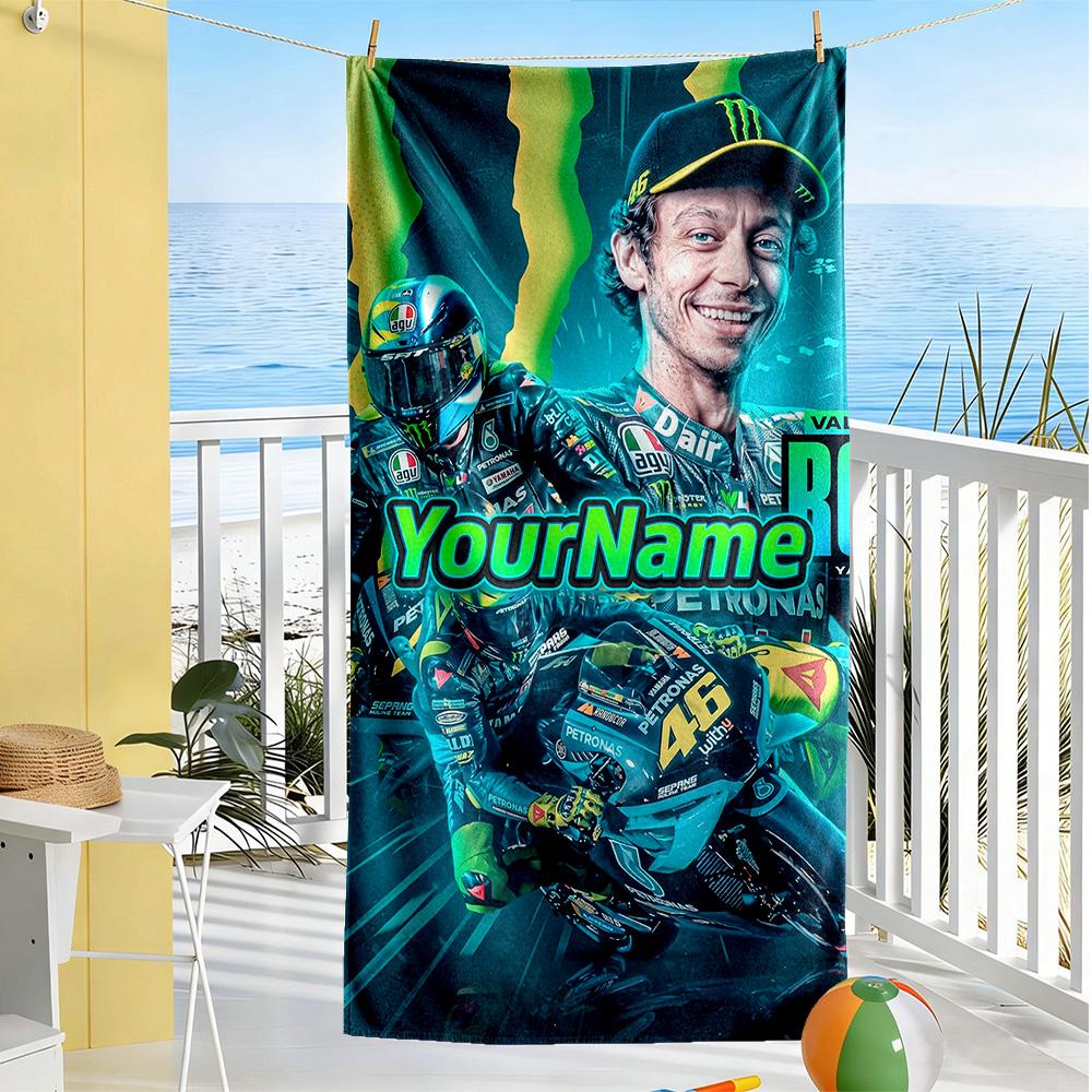 Doctor46 Customized Name Beach Towel Super Soft Absorbent Portable For Swimmingbeachcamping Travel Beach Accessoriesgym