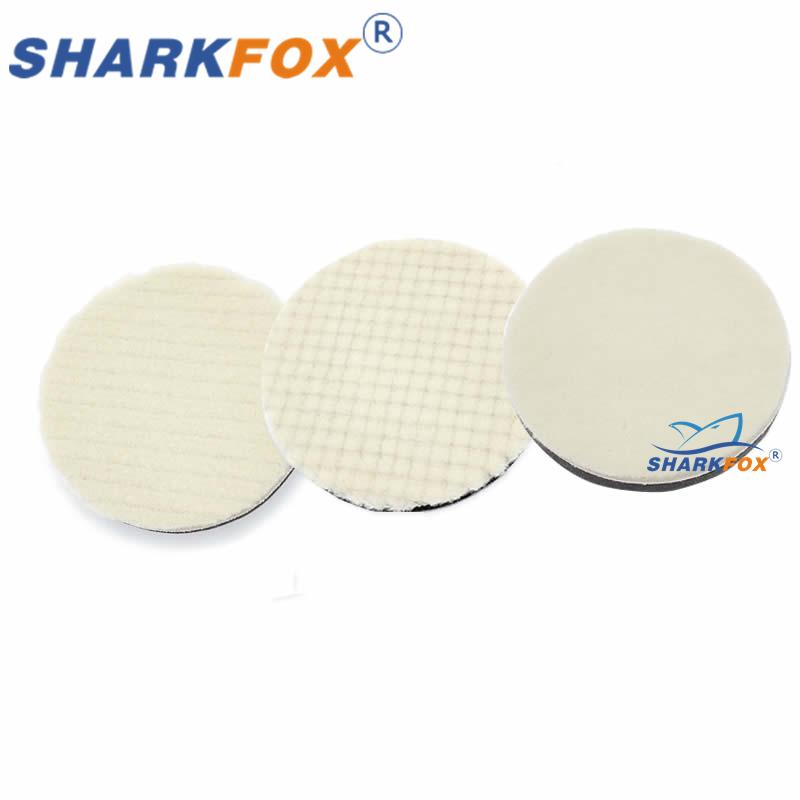 Sharkfox Car Soft Wool Buffing Polishing Pad Professional Detailing Mixed Auto Wash Maintenance Accessories