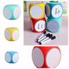 White Board Wipe Off Cube Multipurpose Write On/Wipe Off Cube DIY Blank Cube  Teaching