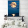 Nordic Landschaft Poster Himmel Mond Seascape Leinwand Malerei Wand Kunst Bilder Für Wohnzimmer Schlafzimmer Home Cuadros Dekoration