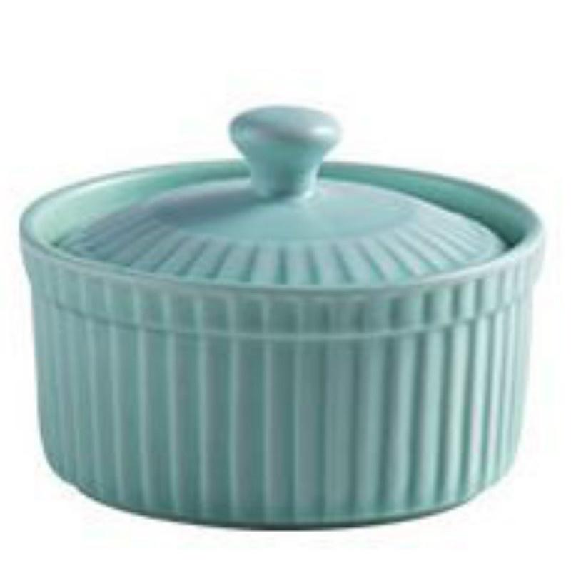 1шт керамическая миска с крышкой для выпечки торта миска для выпечки утварь маленькая тарелка зелёный