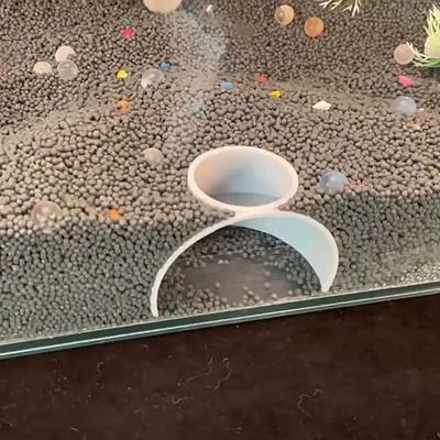 3D Print Aquarium Underground Tunnel Decorative Plastic Betta Shrimp Tunnel Artificial Fish Breeding Nest Corner Placement