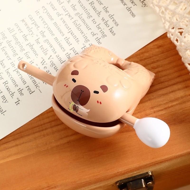 Adorable Plush Capybara Keychain Cute Cartoon Couple Car Key Accessory Gift