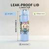 1PC Three Little Girls Cartoon Figure Print 750ml Color Plastic Sports Water Bottle Leakproof Flip Straw Lid Suitable for Sports Office Home Use