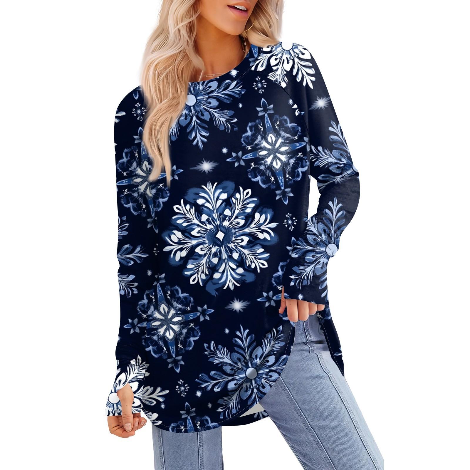 Женская толстовка большого размера с графическим принтом — фото 4