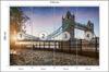 Photomural London Tower Bridge  Washable Fleece 416x290