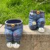 Garden Art Resin Flower Pots: Courtyard Decoration Sculpture