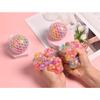 The Rainbow Bead Pressure Reducing Ball Squishy Fidget Toys Funny Stress Reliever Reduce Pressure Prop for Childrens and Adults