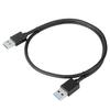 USB 3.0 High-Speed Data & Graphics Card Dual A-Type Extension Cable for External Optical Drives