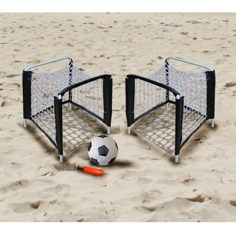 Set aus zwei Mini-Toren mit einem MASTER-Ball