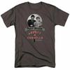 Abbott And Costello Super Sleuths T Shirt Unisexs License Tv Comedy Charcoal