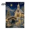 Christmas Decorations for Home Faux Pearl Art Kit DIY Church Painting Jesus Family Crafting Activities Holy Wall Decor Craft Kit Adults Handmade