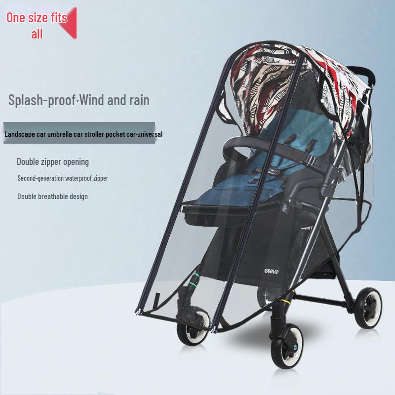 Universal Windproof Raincover for Baby Strollers