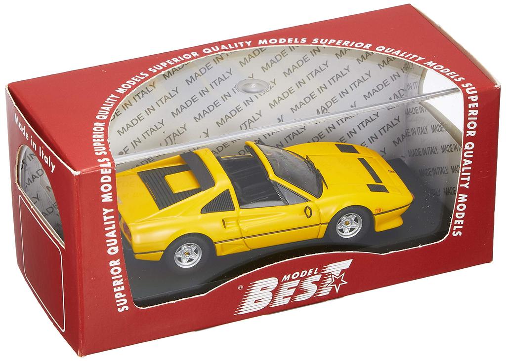BESTMODEL Ferrari 208 GTS Turbo 1983 Yellow Finished Product 1/43
