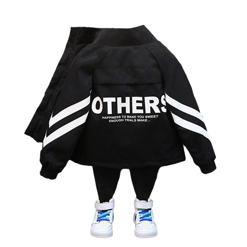 Jungen Freizeitmantel 2025 Frühling und Herbst Kindermodejacke