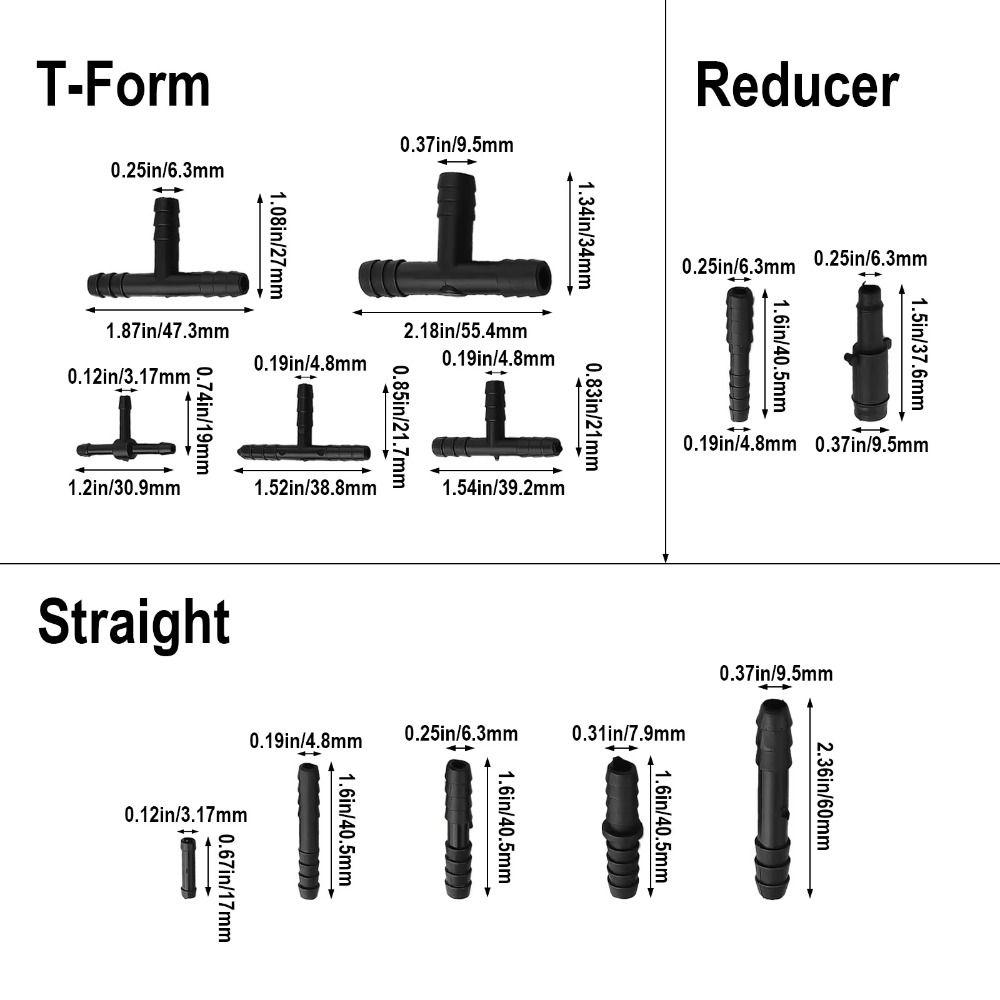 Clip Combination Quick Connect Fittings Tee Connectors Car Water Pipe Fittings Vehicle Maintenance