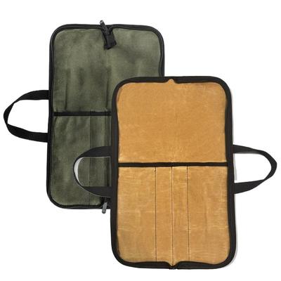 Kitchen Knife Storage Bag Cooking Chef Knife Roll Bag Portable Outdoor Camping Knife Carrying Bag with Handle