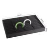 Stylish Velvet Bangle Tray With 40 Slot Inserts Display Stand For Watchbracelet Holder Case Jewelry Display Storage Rack