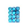 24Pcs Hanging Pendants Ornament Decorative Round Plastic Ornaments Ball Party