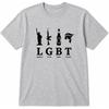 Liberty Guns Bier Parodie LGBT T-Shirt Trump Präsident 47 Unisex Baumwolle T-Shirt