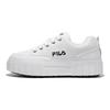 FILA Low Top Thick Sole Skate Shoes Unisex White Korean Version 'White Red Black' 1TM01563E_100