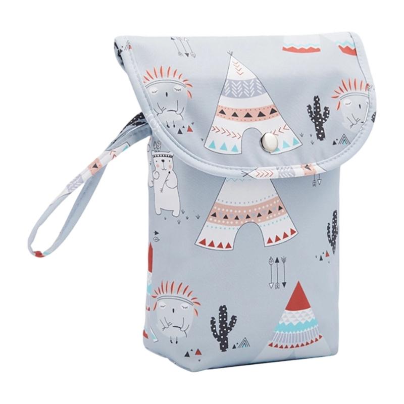 Portable Baby Diaper Organizers With Waterproof Oxfords Fabric Large Capacity For Travel Storage Accessory