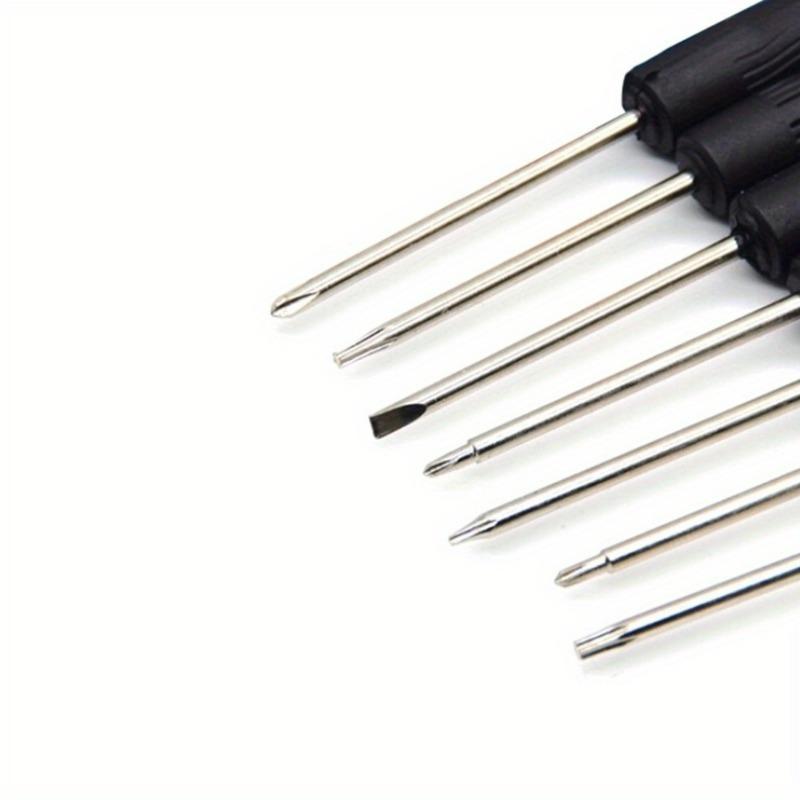 12 unids/set Mini juego de destornilladores de precisión magnéticos multifunción para herramientas de reparación de tabletas y teléfonos inteligentes