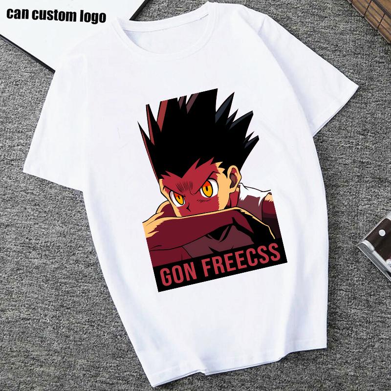 Vintage Hunter X Hunter Men Tshirt Short Sleeve Killua Zoldyck T-shirt HXH Hisoka TShirt Anime Manga Hip Hop Tops Tee Shirt Male