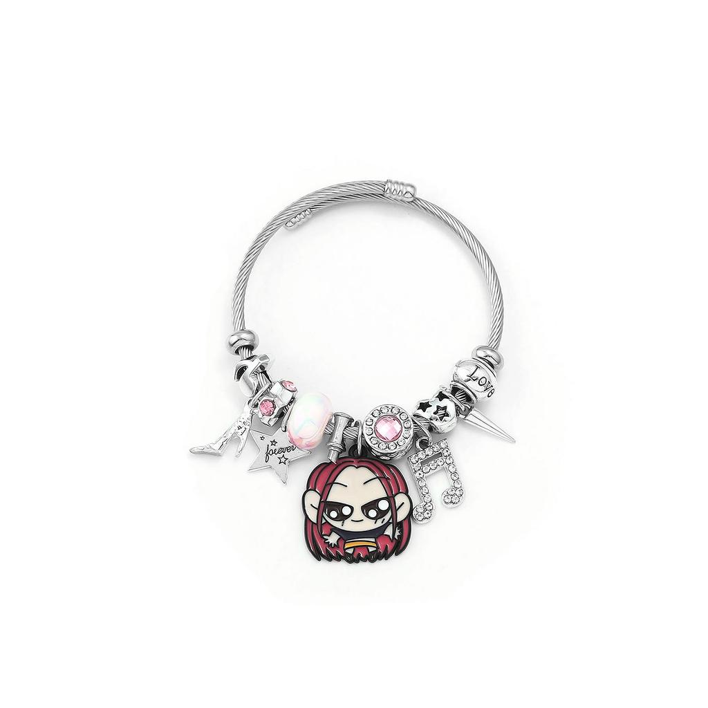 Witch Hunter Bracelet, Rumi Siyin Sword Cartoon Star Love Beaded Diy Bracelet Kpop Element Peripheral