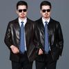 New Genuine Leather Clothing Men's Genuine Leather Jacket Spring and Autumn Polo Collar Men's Coat