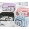 New Simple Pencil Case Large Capacity for School Students