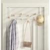 Modern Fashion Door Back Hook Bedroom Porch Free Punch Coat Hook Bathroom Door Hook Towel Rack Metal Hook