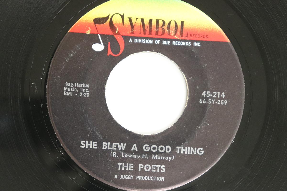 

7inch Record POETS - She Blew A Good Thing / Out To Lunc 45214 SYMBOL RECORDS 1966 US Soul/Funk Used