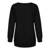 Women's Fashion Casual Christmas Print Round Neck Sweater Loose Sports Tops Pullover