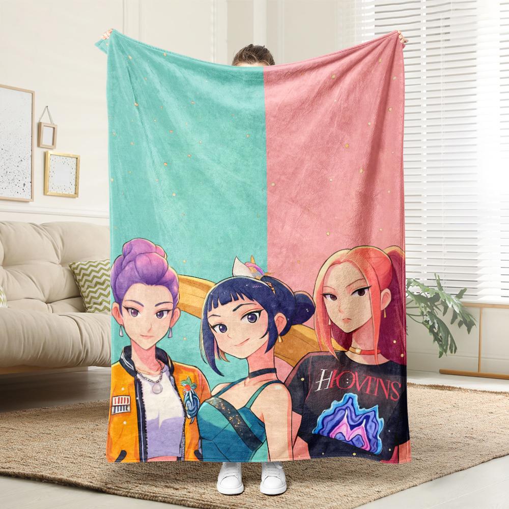 KPop Dämonenjäger Süßes Anime-Mädchenmuster!Die supercoole Decke wartet auf dich