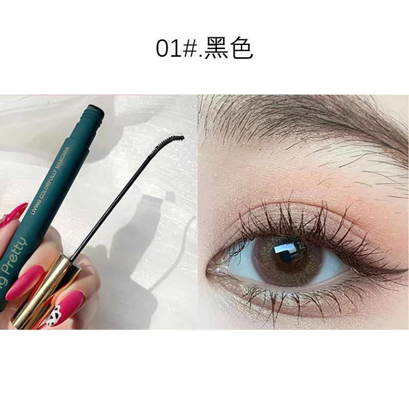 Mking Pretty Color Mascara For Women Waterproof Long Lasting Volumizing Fine Brush