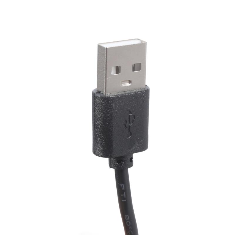 5V USB-Ladekabel mit Federklemmenanschlüssen Einfache Installation für Ventilator, Lampe, Spielzeug 5A Strom 100cm/180cm Länge