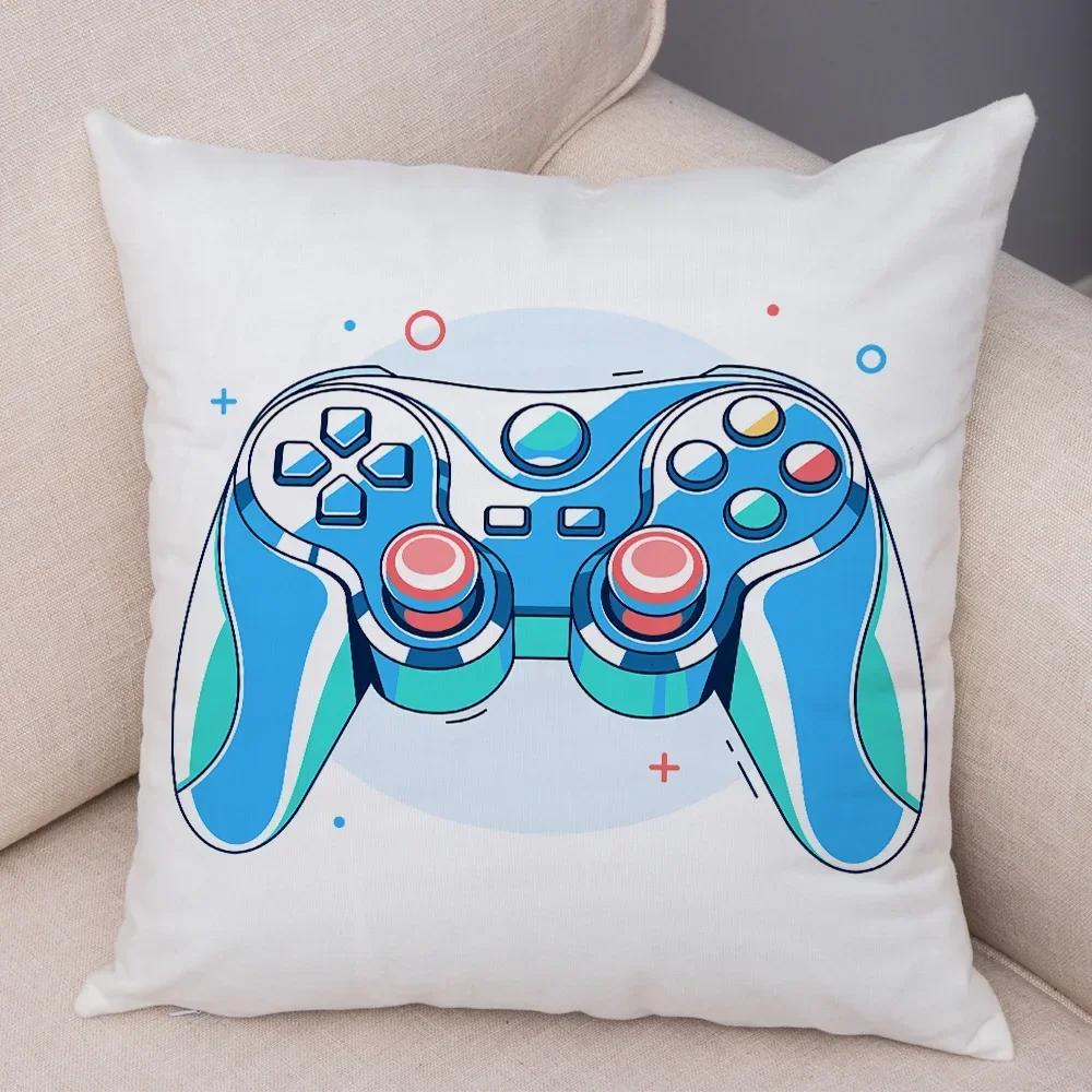 Game Room Decoration  Player Dazzle Handle Series Pillowcase Home  Boys  Bedroom  Cushion Cover Multiple sizes available